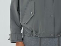 Куртка оверсайз с капюшоном, Серый