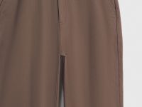 Чиносы с тонким ремнём, Коричневый