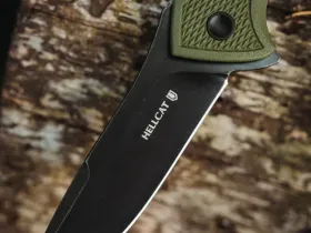 Складной нож Mr.Blade Hellcat Mini blackwash сталь S35VN, рукоять Olive G10