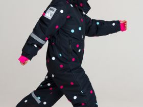 Комбинезон текстильный с полиуретановым покрытием для девочек