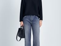 Джемпер с шерстью свободного силуэта