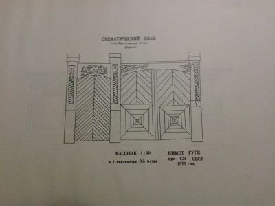 Памятник деревянного зодчества. Ворота