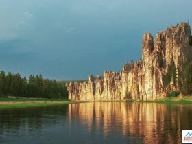 "Золотые Скалы реки Синяя". Синские, Ленские Столбы
