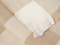 Шарф в клетку, Бежевый