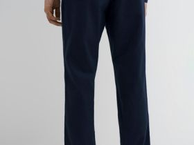 Брюки-чиносы с ремнём, Синий