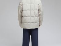 Утепленная куртка с воротником-стойкой