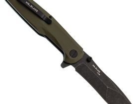 Складной нож Mr.Blade Convair Gen.2 blackwash сталь D2, рукоять Olive G10