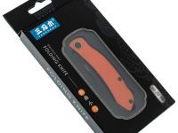 Складной нож Sanrenmu 7315-GJ, сталь 12С27, рукоять G10, оранжевый