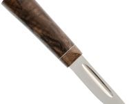 Нож Северный шейный, сталь Х12МФ, рукоять корень кавказского ореха