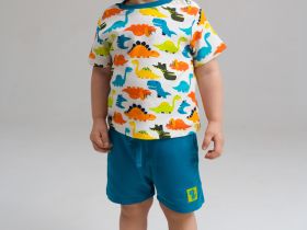 Комплект детский трикотажный для мальчиков: фуфайка (футболка), шорты