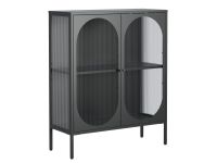 Витрина Листел 2-90x110 Черный