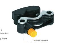 Крепление на раму для передних детских велокресел Bellelli (черный / желтый)