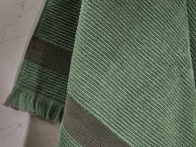 Полотенце махровое Montalto, зеленое