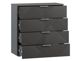 Комод Шелтон 92x96 Графитовый