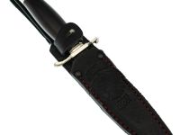 Нож Финка НКВД, сталь дамаск, мельхиор, рукоять граб