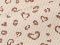 Легинсы с принтом для девочек, Бежевый