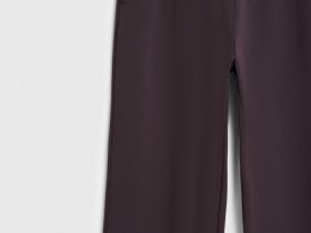 Широкие трикотажные брюки Wide leg, Фиолетовый