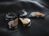 Нож-брелок складной сердце LionSteel LB EB - LionBeat Ebony, сталь 440, рукоять африканское дерево