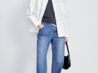 Джинсовая куртка-рубашка с карманами