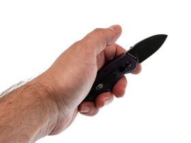 Складной нож Mr.Blade Rexbo Gen.2 blackwash сталь D2, рукоять Violet G10 фиолетовая