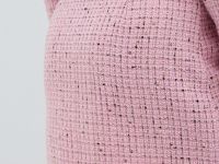 Юбка мини из твида, Розовый