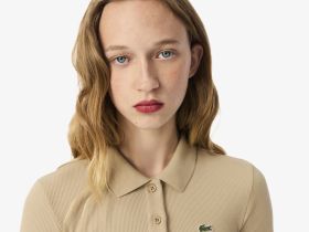 Женское поло Lacoste приталенного кроя из органического хлопка