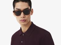 Оригинальная мужская рубашка-поло Lacoste L.12.12 с длинным рукавом