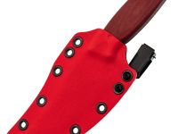 Нож Barmaley Knives Пьеро, сталь AUS-10Co, рукоять Микарта, красный