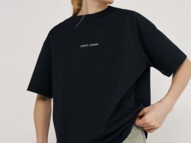 Футболка с географическим принтом O'STIN х Экспедиция, Черный