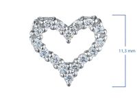 Подвеска из белого золота с бриллиантами э4701пд11200102