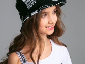 Панама текстильная для девочек