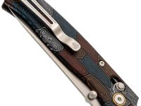 Складной нож SRM Medal 255l-GQ2, сталь 140Cr Laminated, рукоять Damascus G10