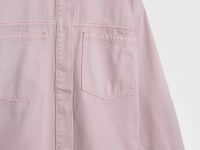 Джинсовая куртка-рубашка, Розовый