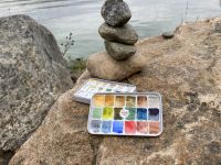 Набор акварели "Handy" Карелия, 18 кювет 2 мл, в металлическом боксе