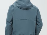 Ветровка-бомбер со съемным капюшоном