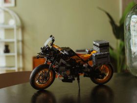 6835_MK Конструктор Black motorcycle