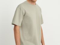 Футболка из хлопка свободного силуэта