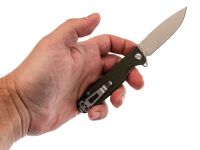 Складной нож Daggerr Dopey olive SW DL, сталь 8Cr14MoV, рукоять FRN