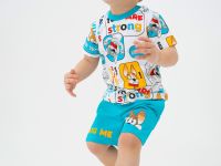 Комплект детский трикотажный для мальчиков: фуфайка (футболка), шорты