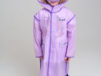 Плащ из полимерного материала для девочек (дождевик)