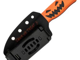 Туристический нож Kizer Drop BearFix Halloween, сталь 14C28N, рукоять G10, оранжевый, ограниченное издание