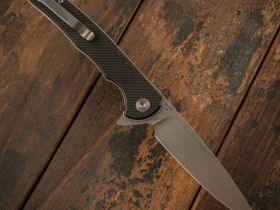 Складной нож CJRB Briar, сталь D2, рукоять G10, Black