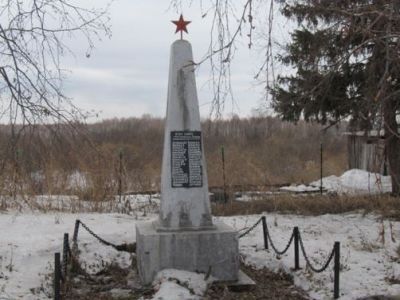 Братская могила партизан, расстрелянных колчаковцами в  апреле 1919 г.