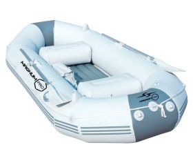 Гребная лодка ПВХ MAGNUM PRO 300 (Серая) гребная, с возможностью установки транца