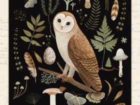 Открытка Дворникова А. "Сипуха" тёмная