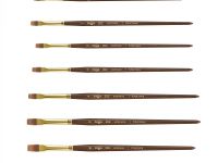 Кисть колонок №18 плоская Гамма "Классика"