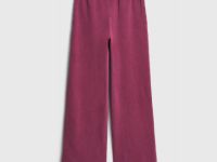 Широкие трикотажные брюки для девочек, Красный