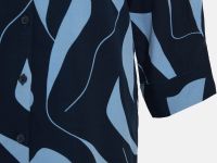 Блузка свободного силуэта с принтом