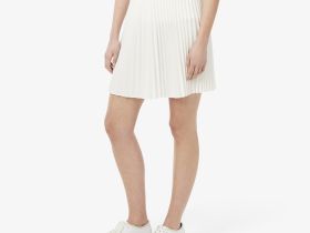 Короткая плиссированная юбка Lacoste