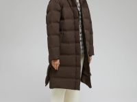 Длинный пуховик с натуральным пухом